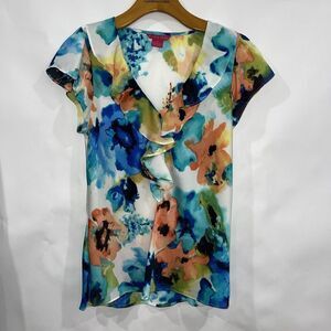 Sunny Leigh Women Med Water Color Artsy Spring Floral